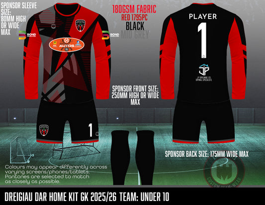 Dreigiau Dar Trust - GK kit (U10)