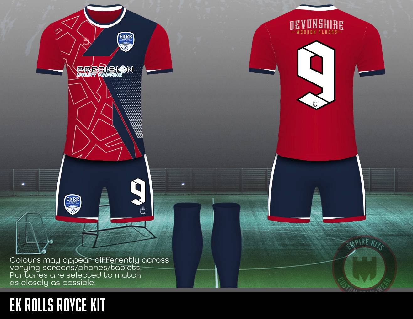 Ek Rolls Royce - Outfield Kit (Red)