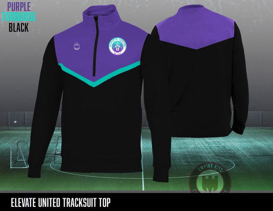 Elevate United FC - Quarter Zip Tracksuit top