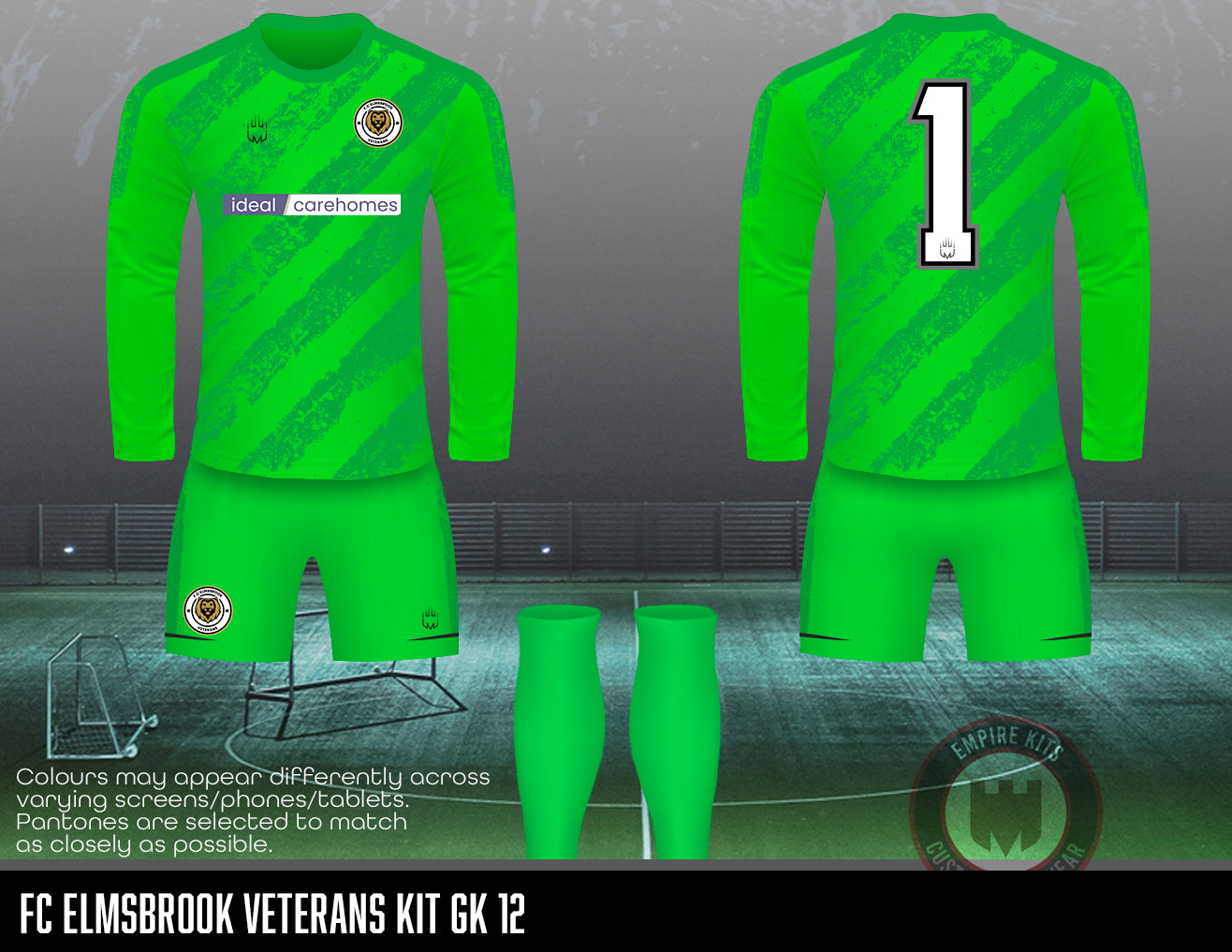 FC Elmsbrook Veterans Kit GK 12 - REPLACEMENT KIT
