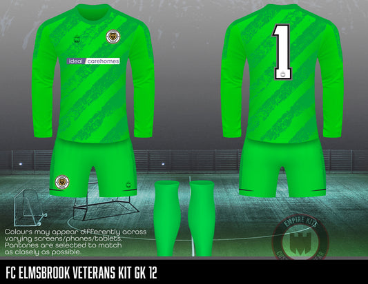 FC Elmsbrook Veterans Kit GK 12 - REPLACEMENT KIT