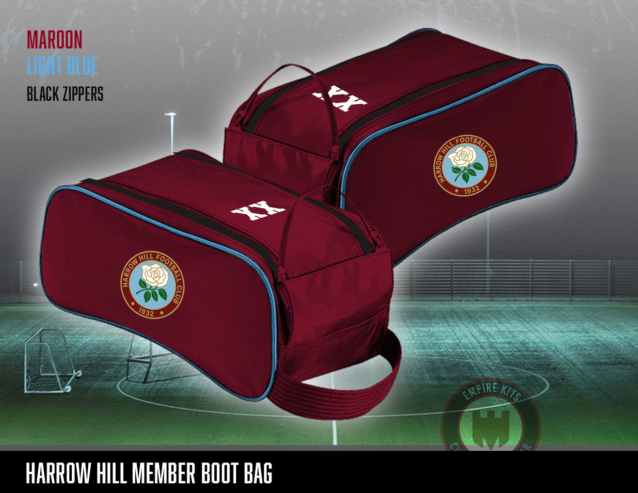 Harrow hill - Boot Bag (maroon)