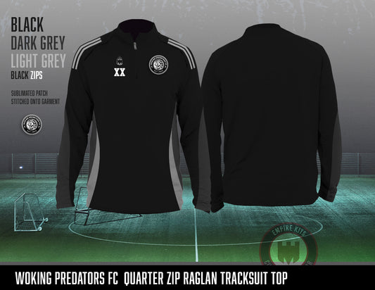 Woking Predators FC 1/4 Zip Tracksuit Top