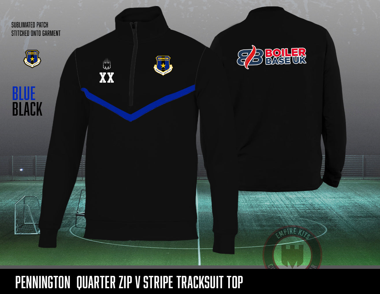 Pennington FC - 1/4 Zip Tracksuit Top