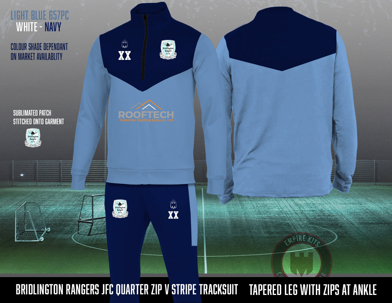 Bridlington Rangers 1/4 Zip Tracksuit