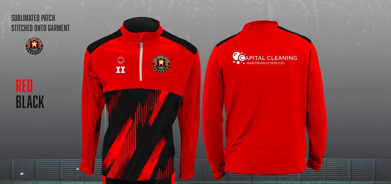 Seer Green United 1/4 Zip Tracksuit Top