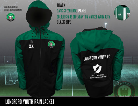 Longford Youth Fc Rain Jackets (KC coaching)