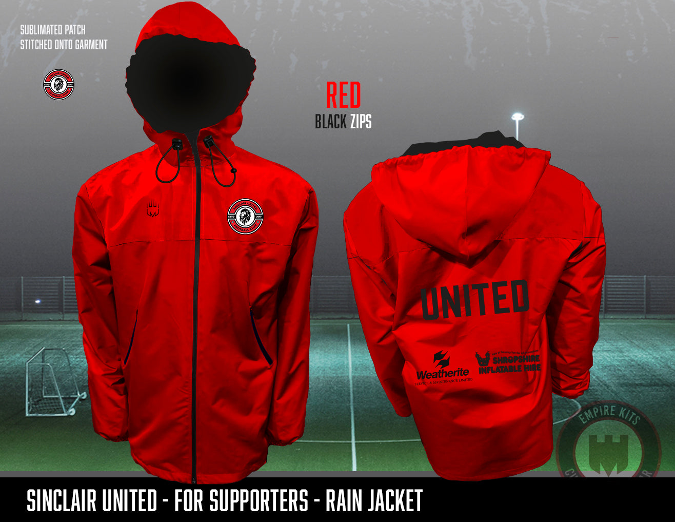 Sinclair U10 Lions - Rain Jackets