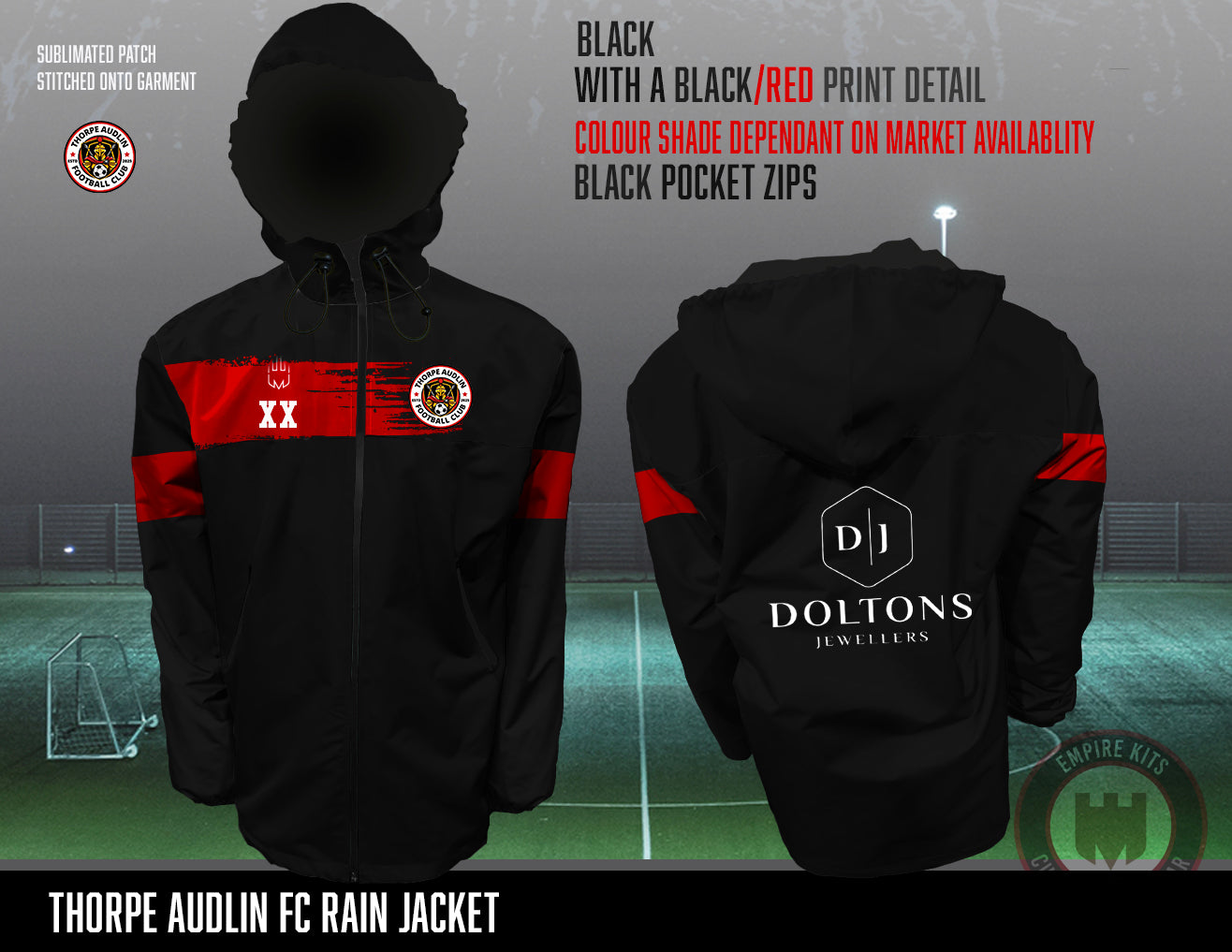 Thorpe Audlin Football Club Rain Jackets