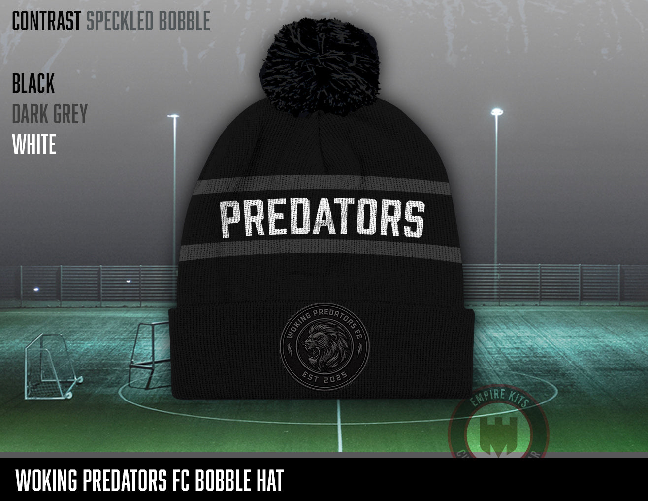 Woking Predators FC - bobble hat