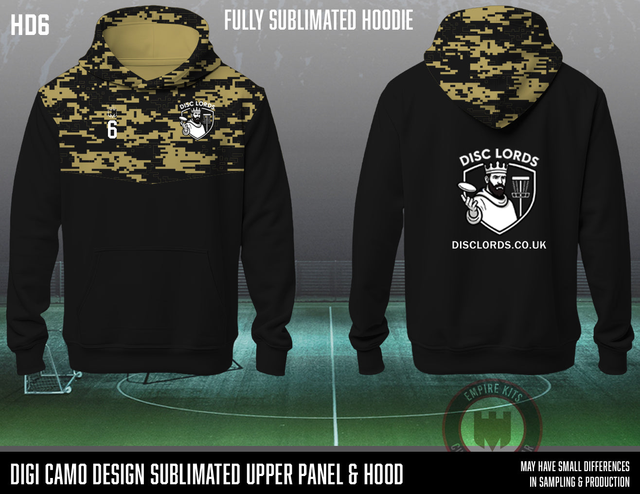 Disc Lords - Hoody (gold)