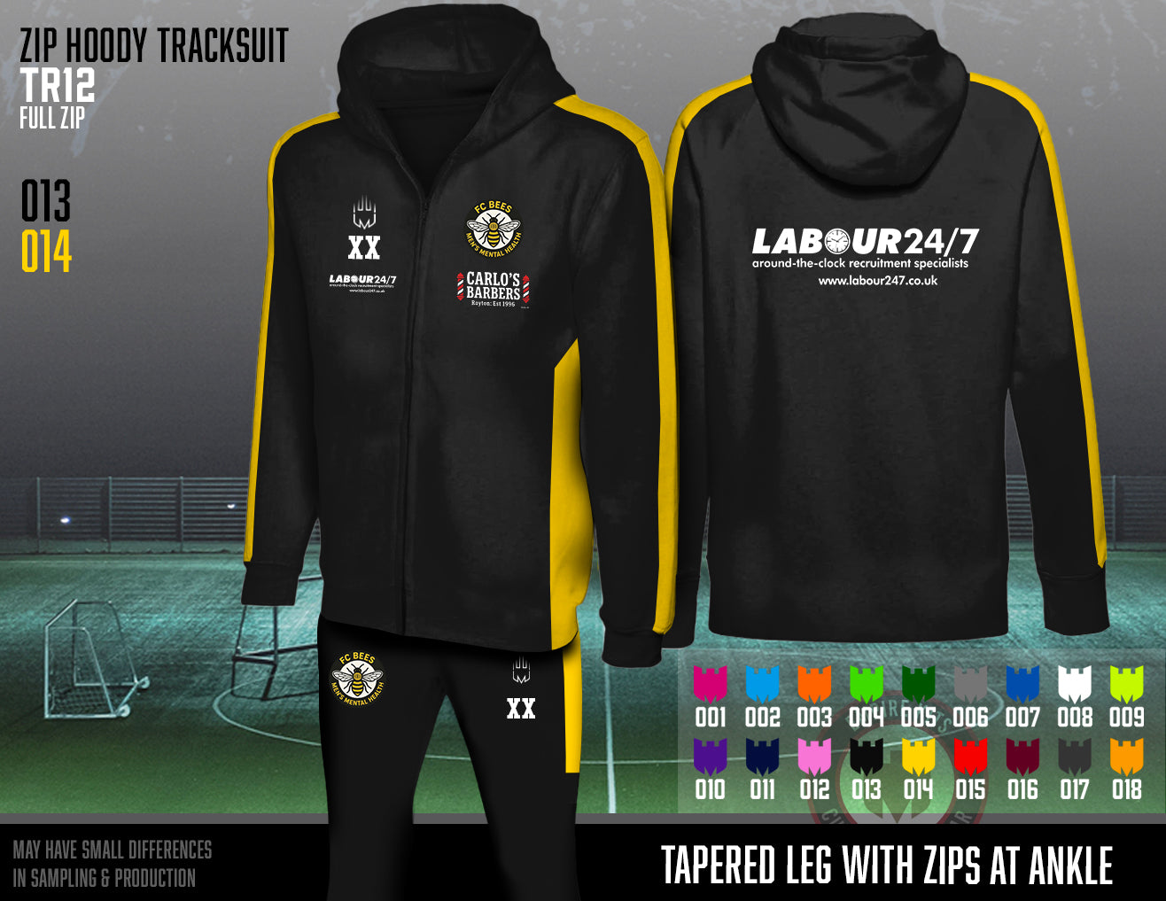 FC Bees - Full Zip Hoody Tracksuit