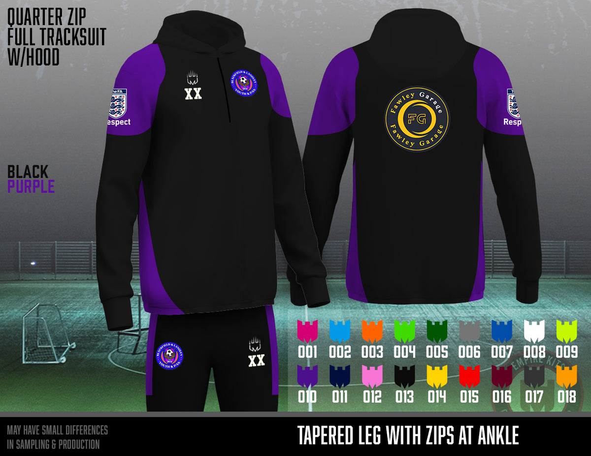 Blackfield & Langley Youth & Pan1/4 Zip Tracksuit