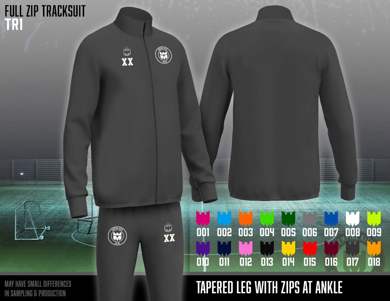 Custom Full Zip Tracksuits