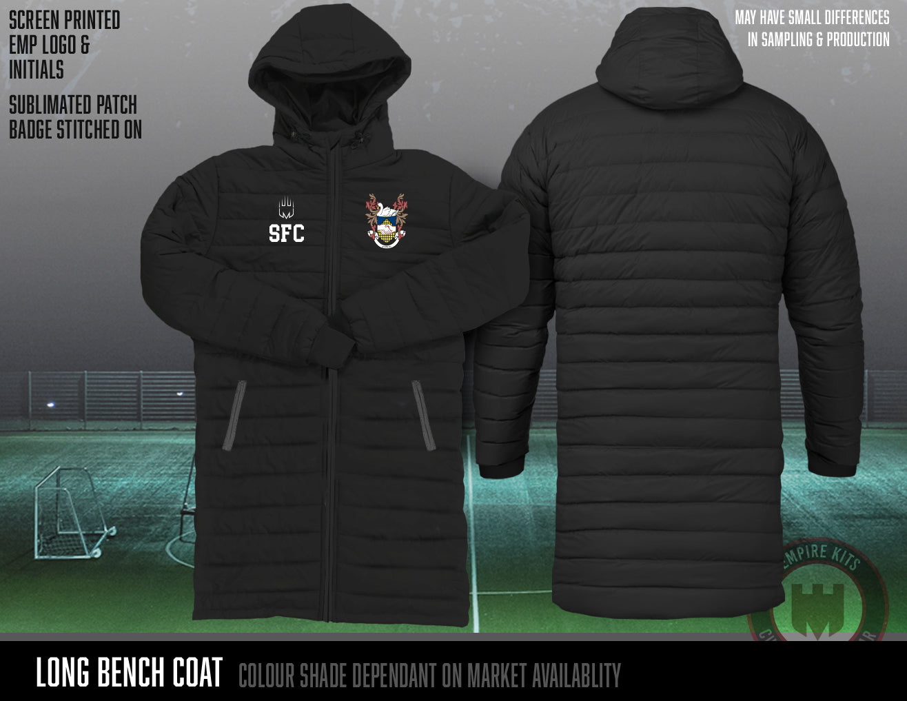 STUTE FC- Long Bench Coat