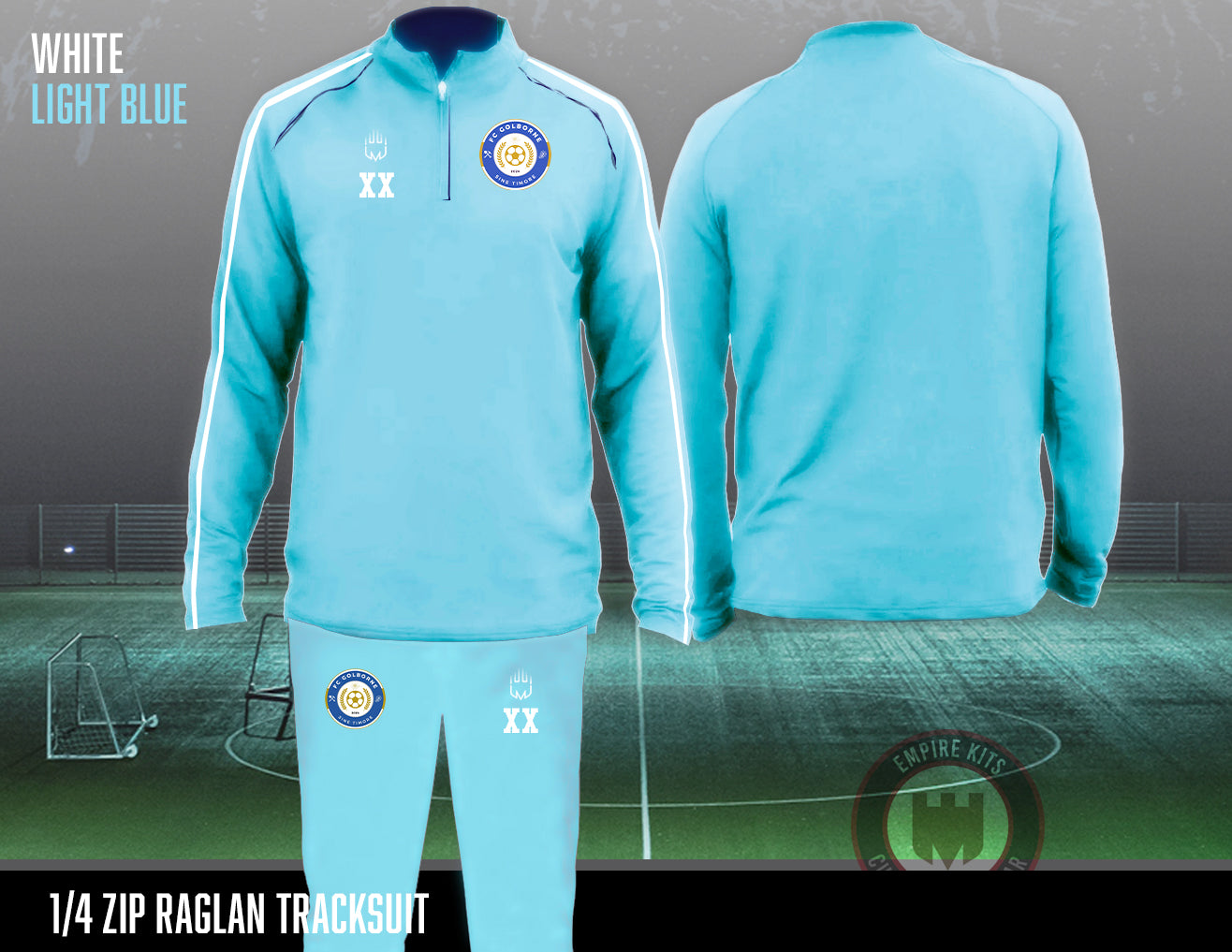 Fc Golborne 1/4 Zip Tracksuit