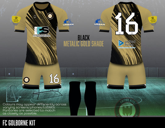 Fc Golborne - Outfield (Black and Gold)