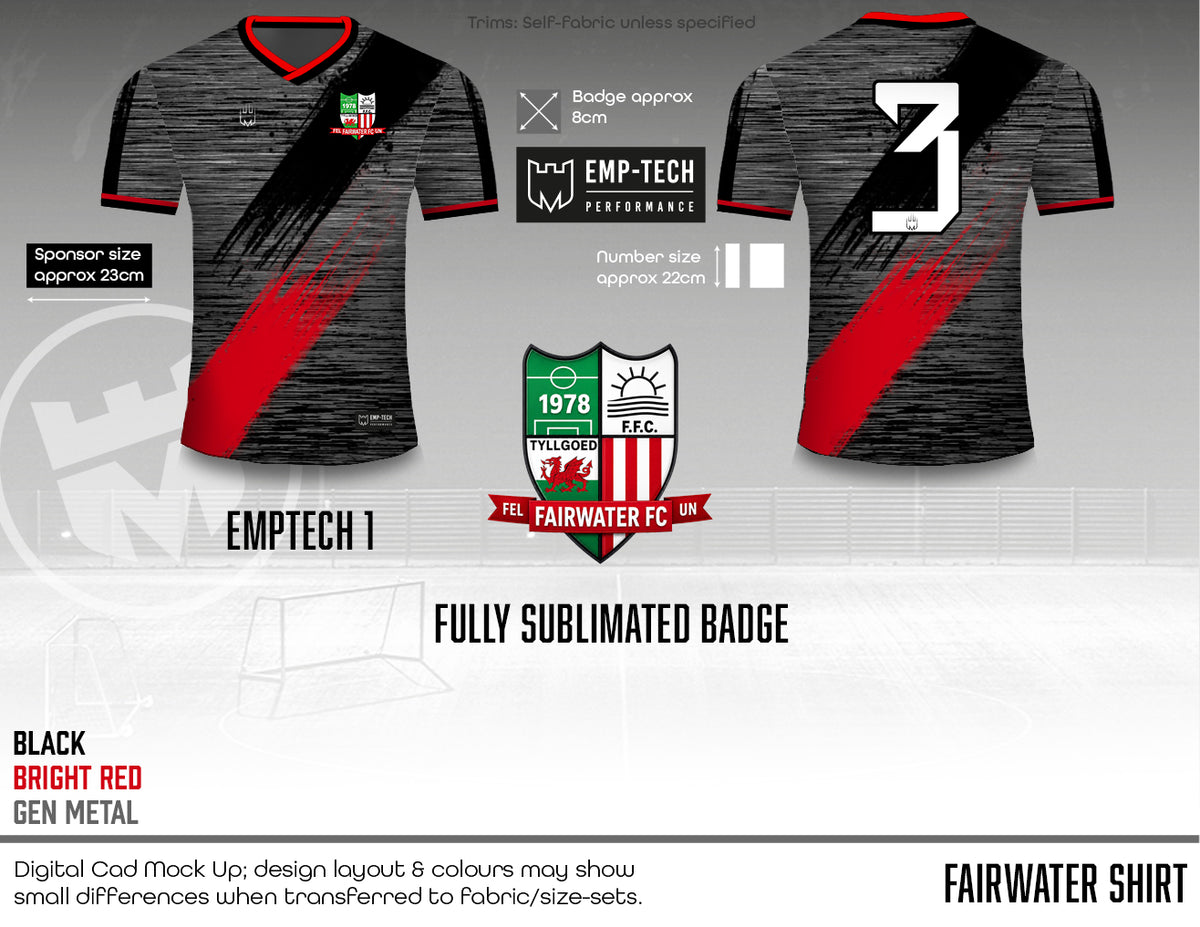 Fairwater FC - training shirt (EMPtech)