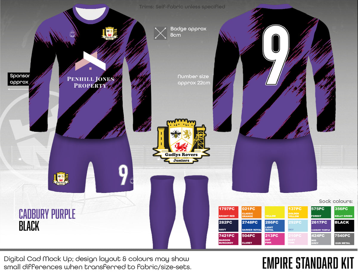Gadlys Rovers Juniors FC - GK Kit - Fabric A