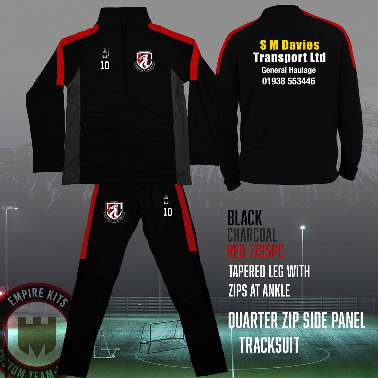 Guilsfield FC 1/4 Zip Tracksuit