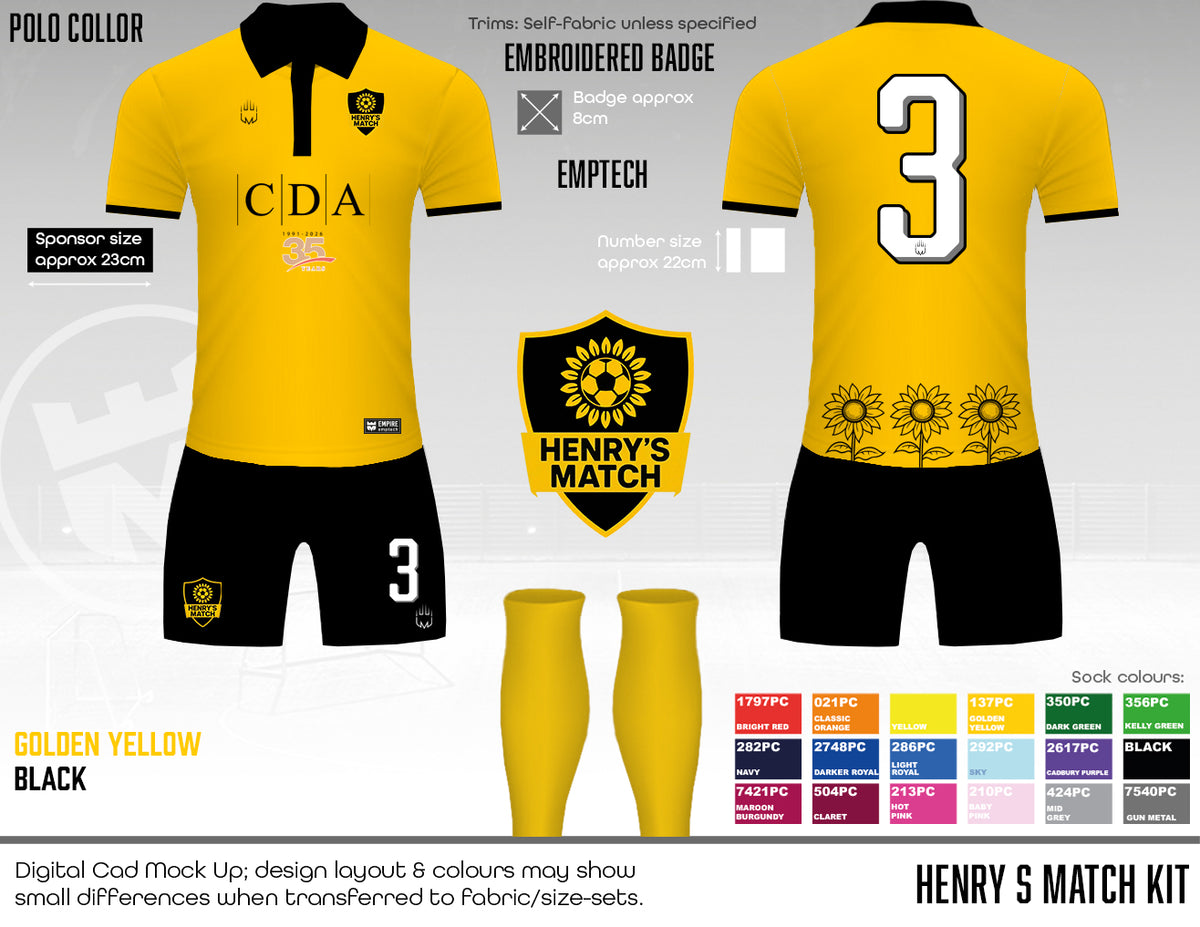 Henry's Match - Kit - EMPTech kit (Embroidered badge)