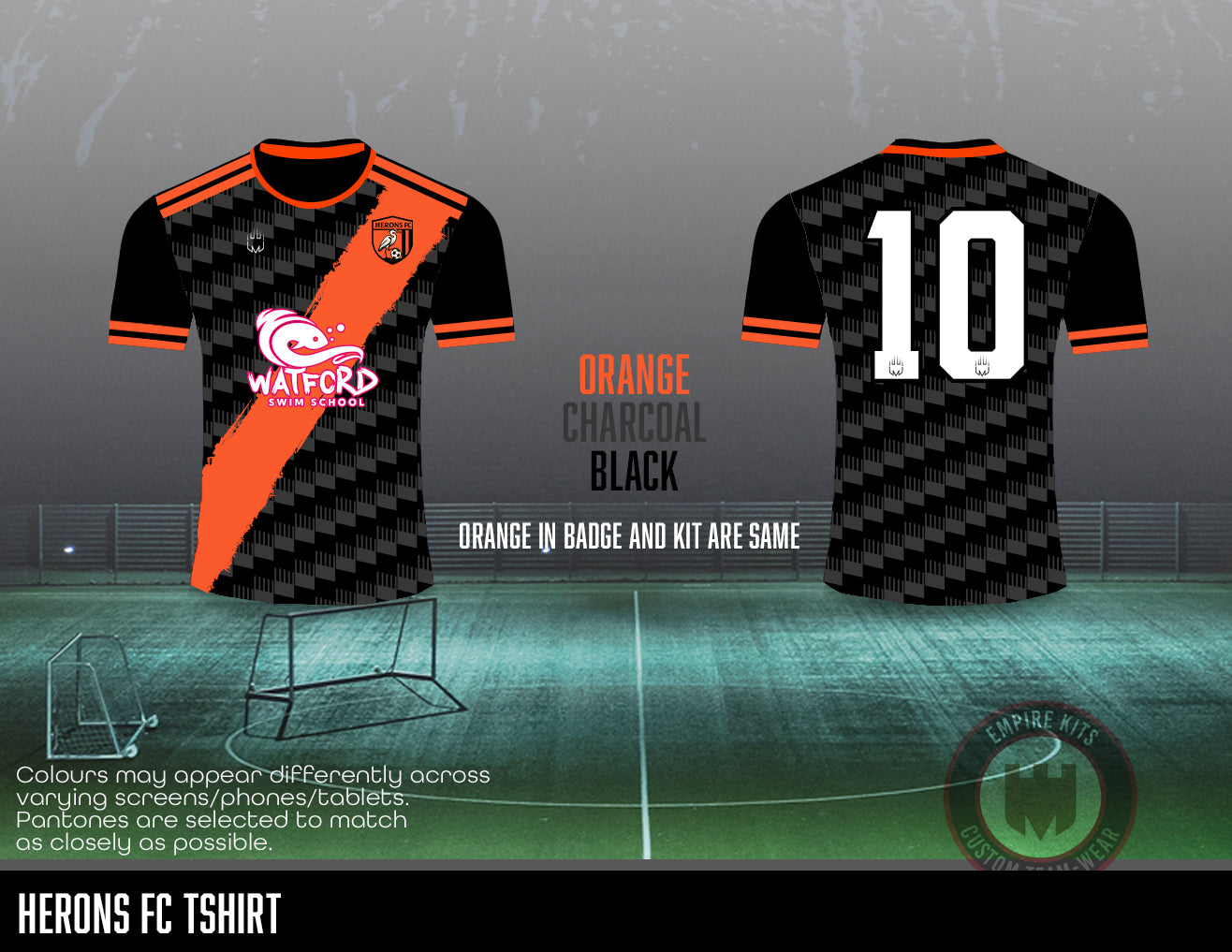 Herons FC - Jersey (WATFCRD Charcoal black)