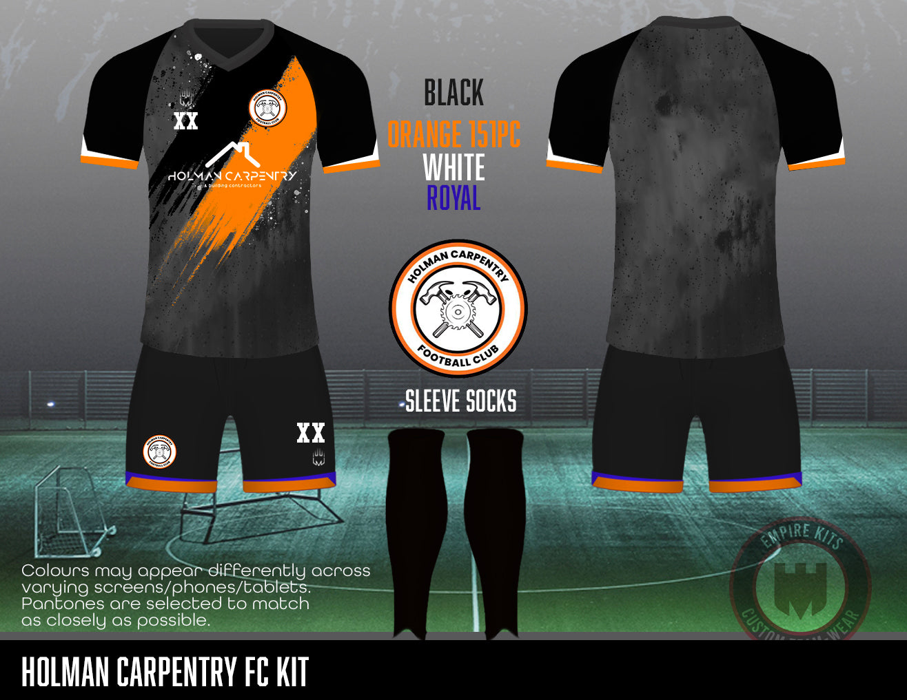 Holman Carpentry FC - Home Kit (black)