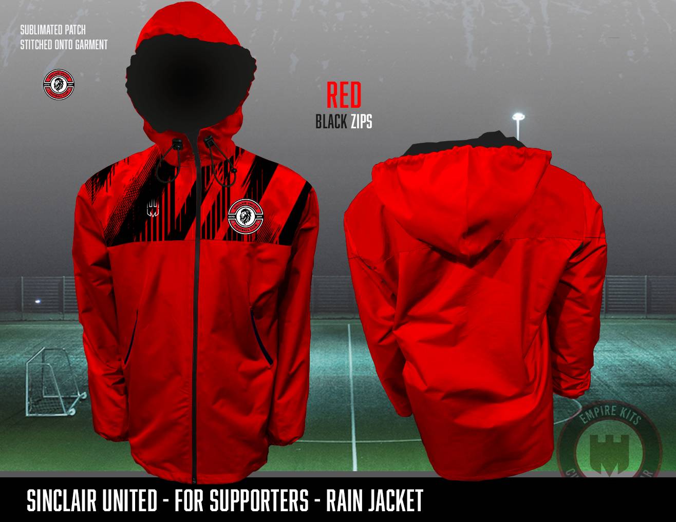 Sinclair U10 Lions - Rain Jackets (Coach)