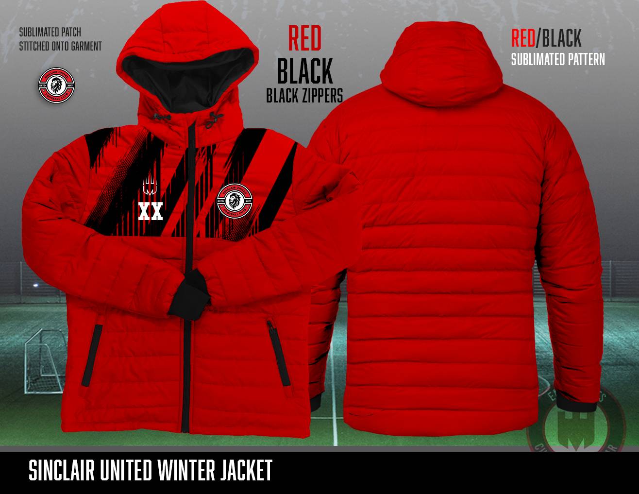 Sinclair United FC - Winter Jacket (Coach)