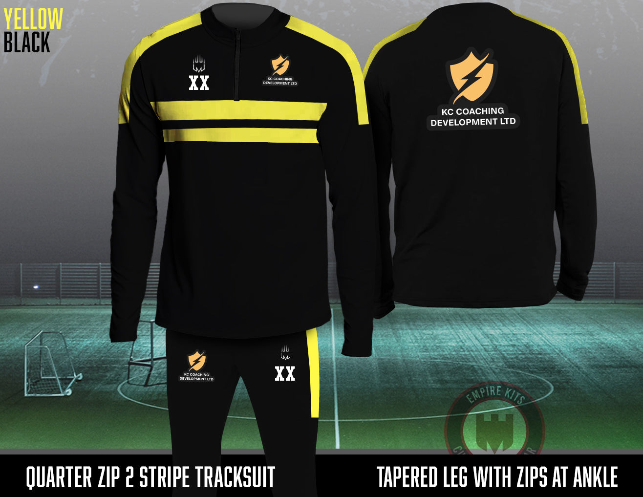 KC Coaching 1/4 Zip Tracksuit (Plain)