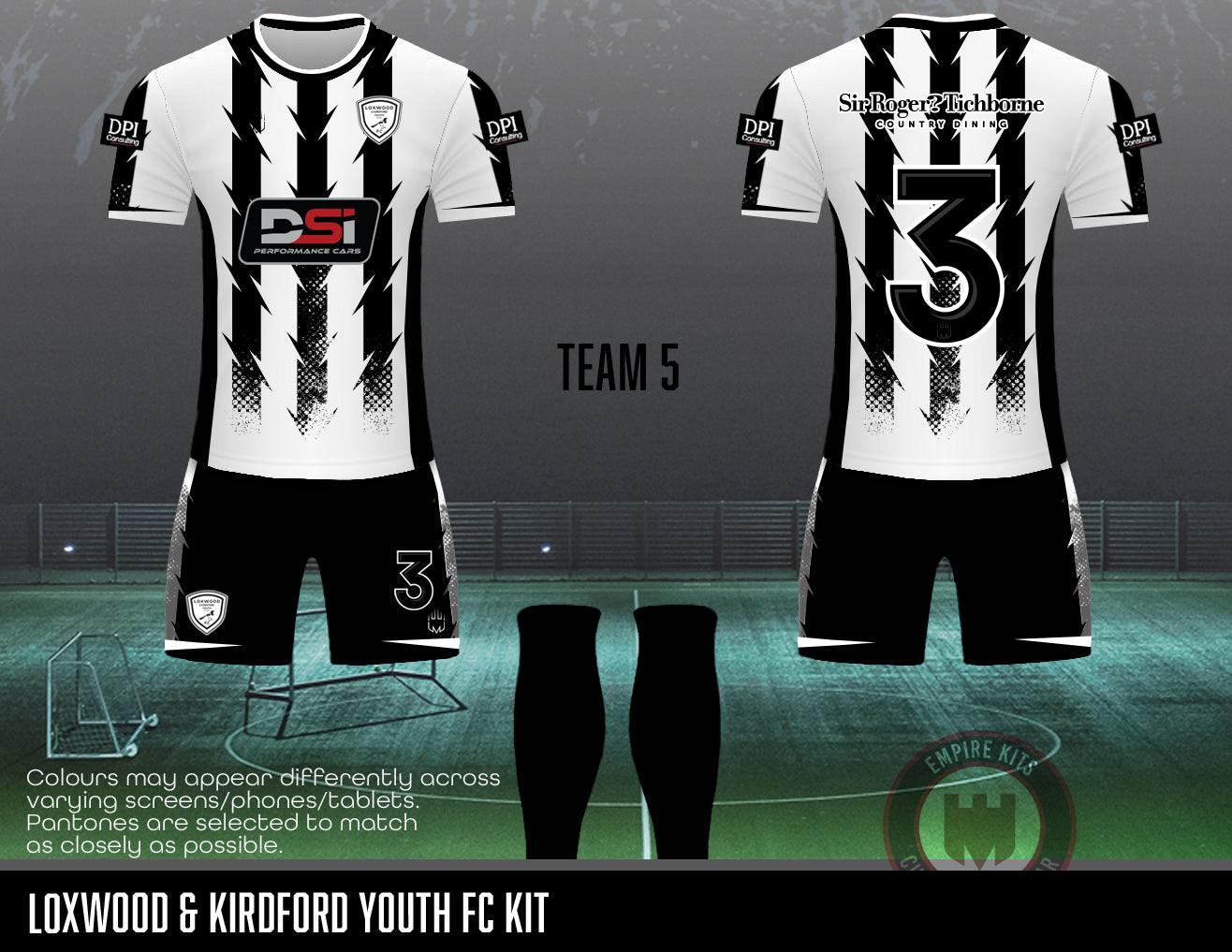 Loxwood & Kirdford Youth FC - Home Kit (U12 Leopards)