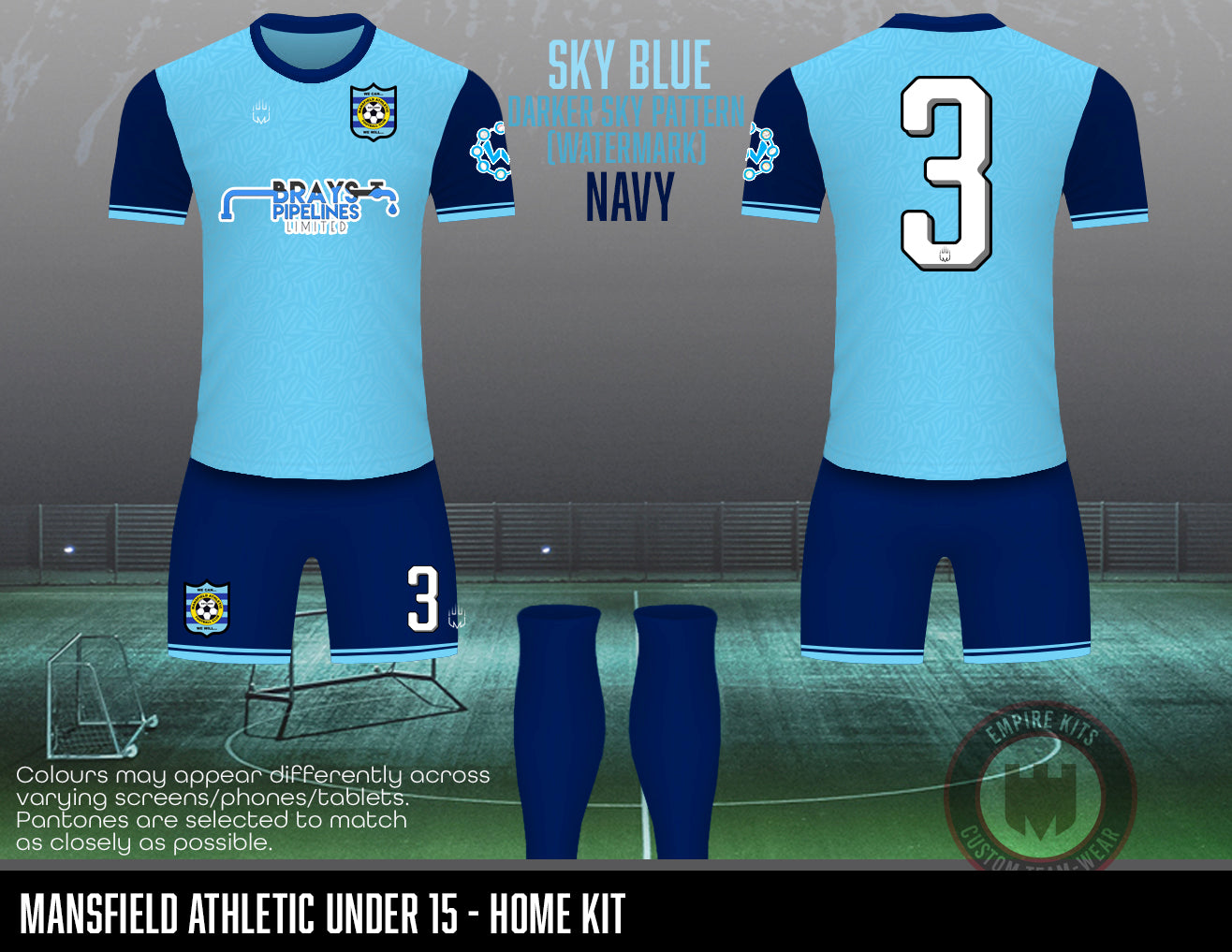 Mansfield Athletic - Home outfield kit (U15)
