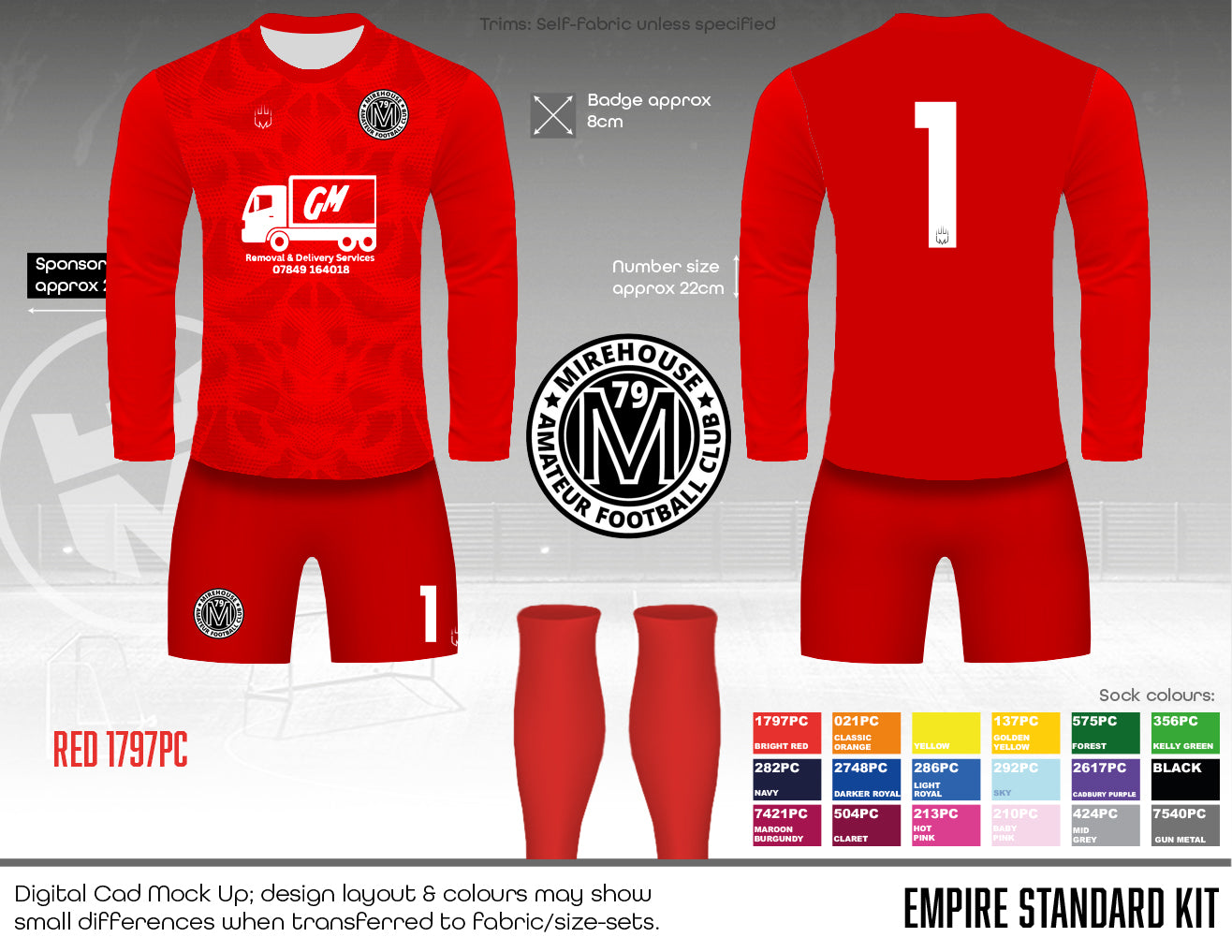 Mirehouse AFC GK Kit (GM) - Fabric A