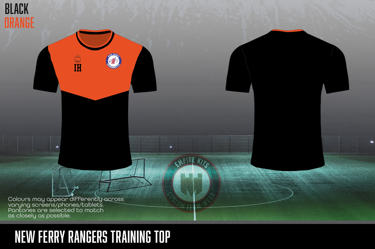 New Ferry Rangers - Training Shirt (orange/yellow)