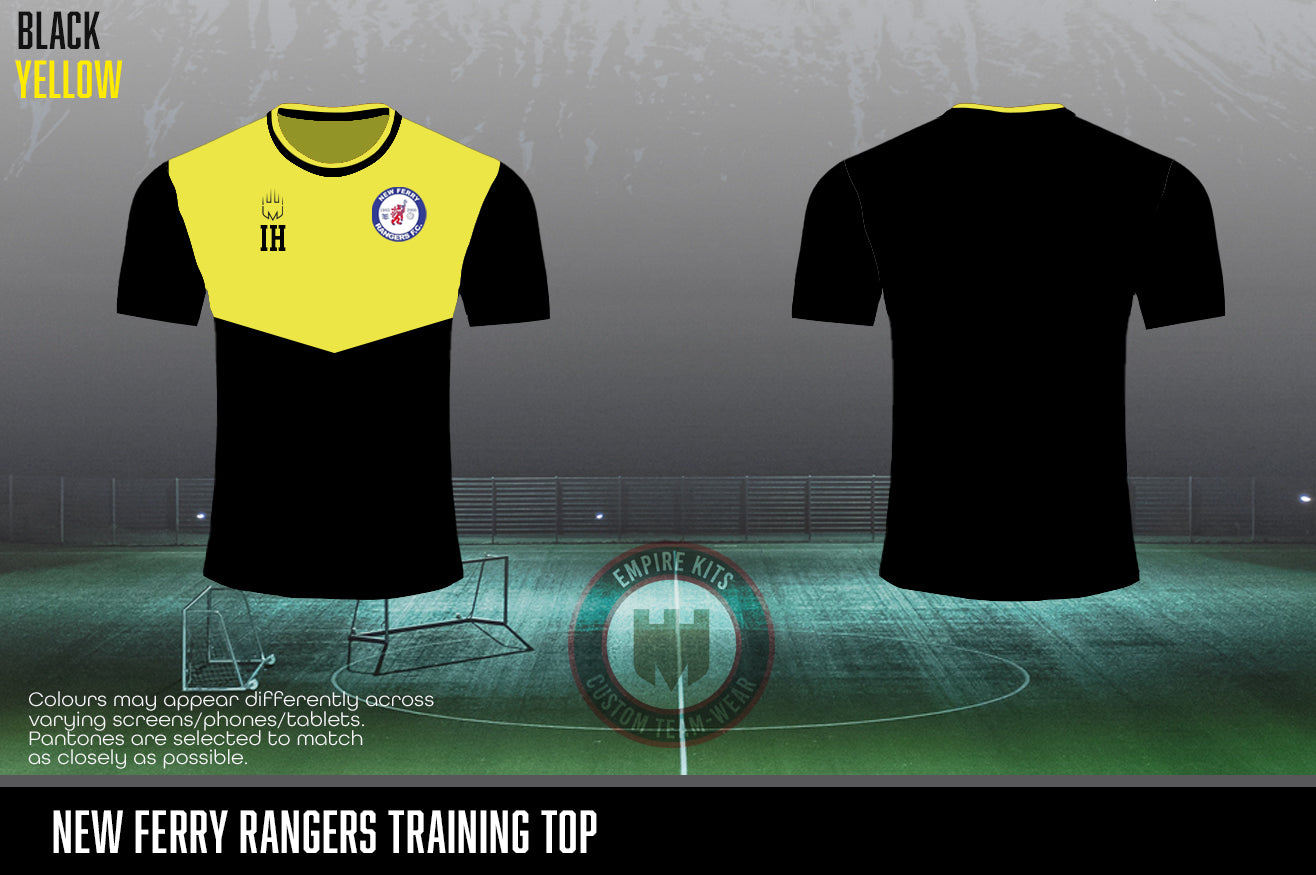 New Ferry Rangers - Training Shirt (orange/yellow)