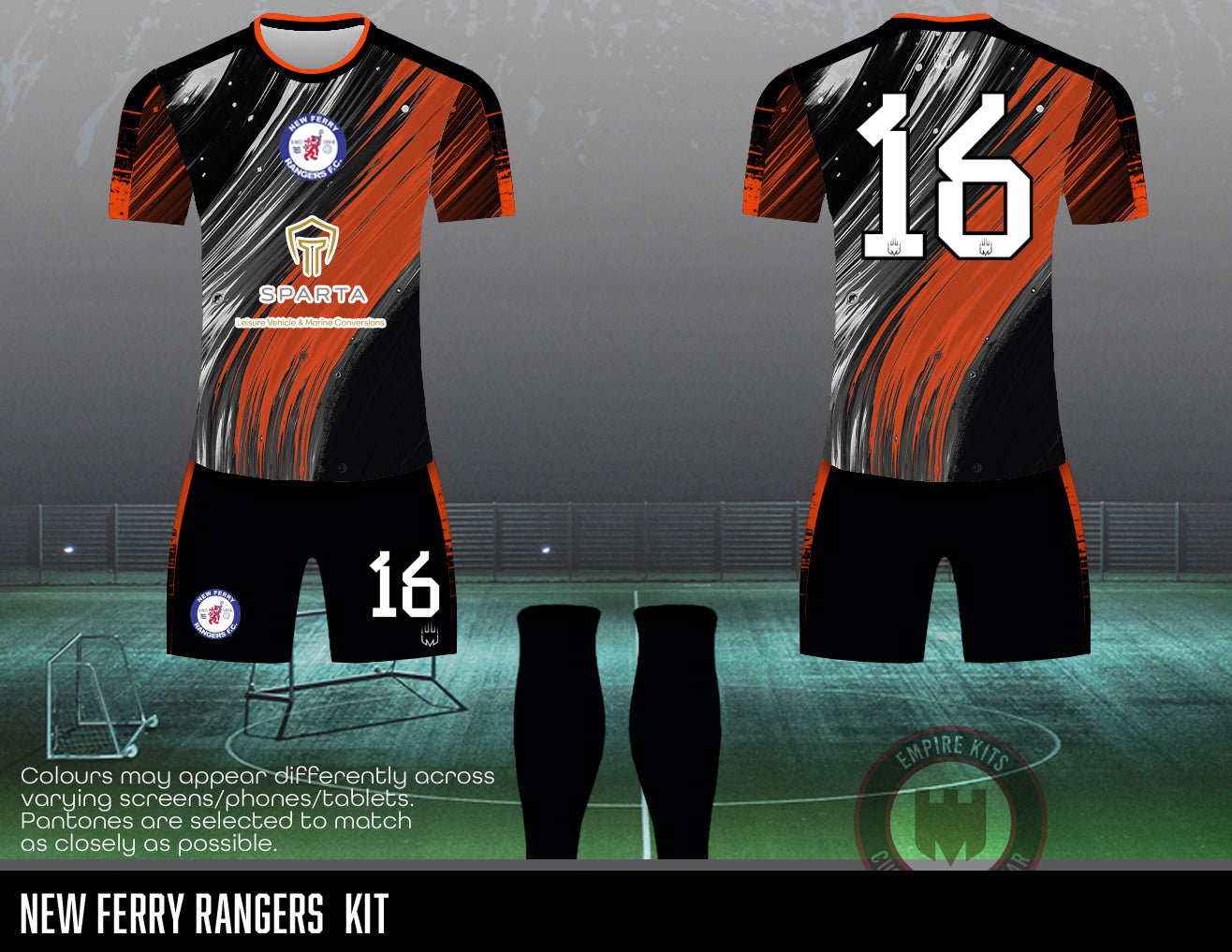 New Ferry Rangers - (Sparta) Outfield - Fabric B