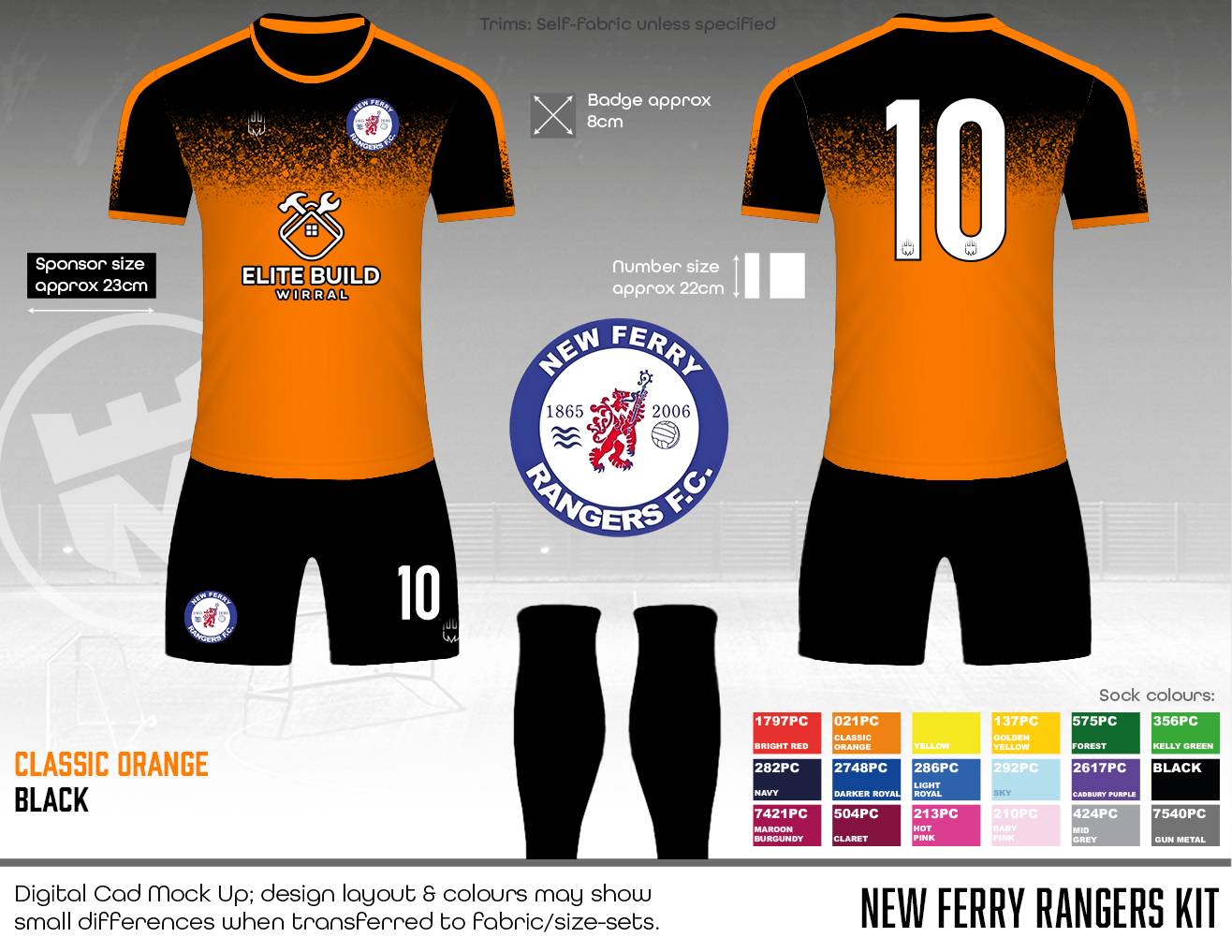 New Ferry Rangers - (Elite Build) Kit - Fabric B