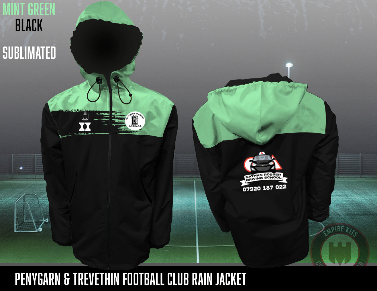 Penygarn & Trevethin Football Club Rain Jacket