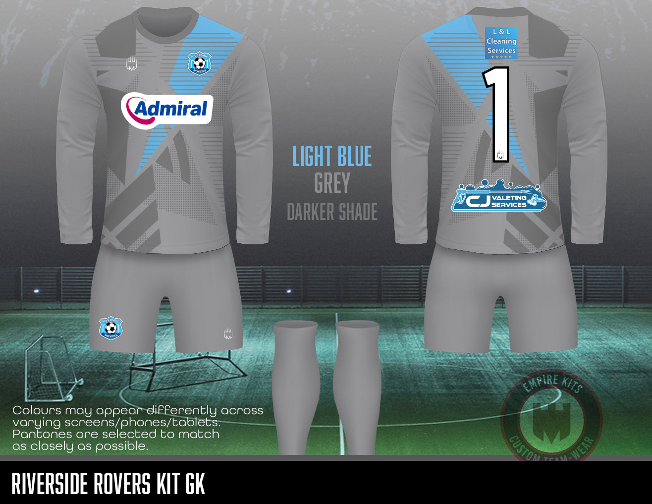 Riverside rovers - GK KIT Admiral