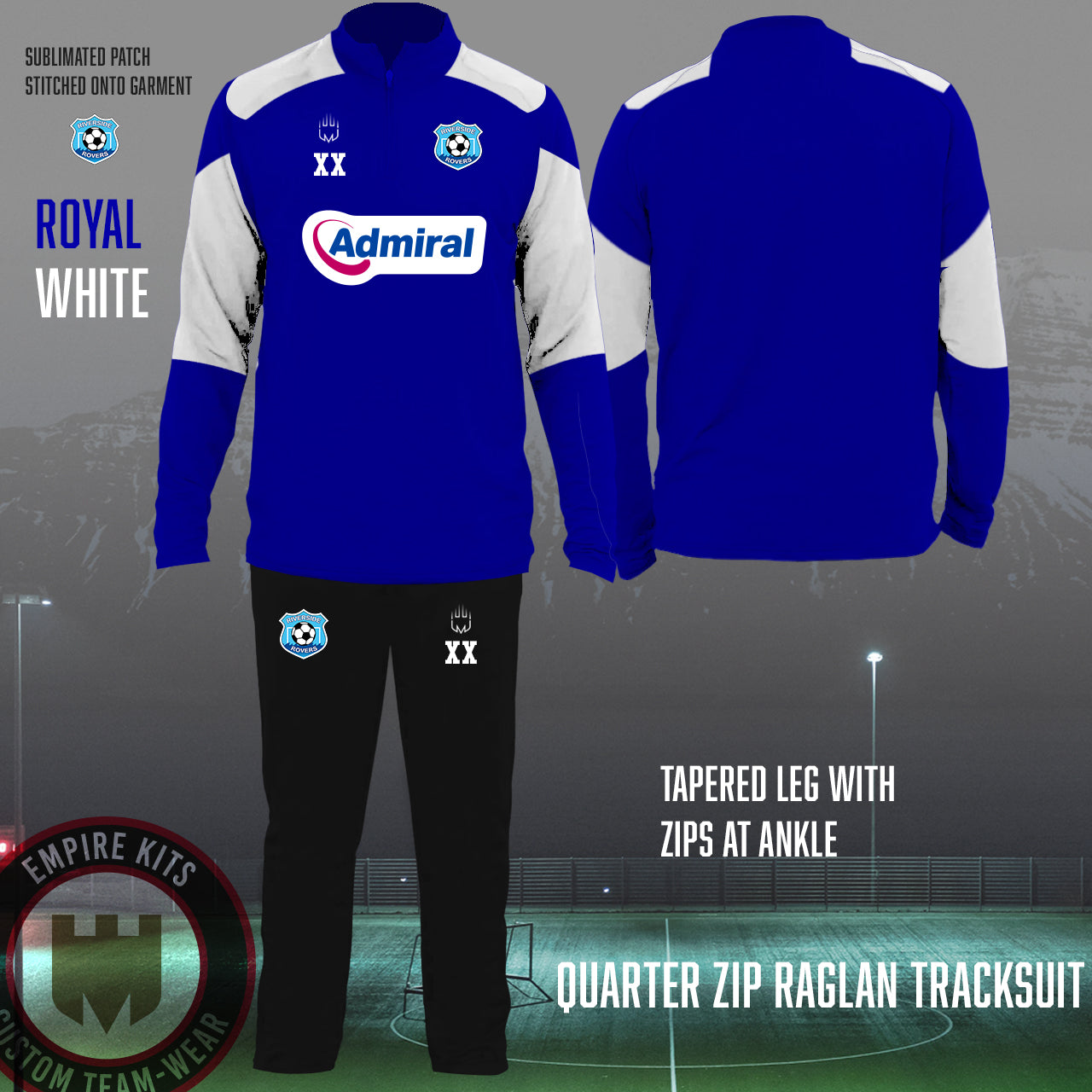Riverside rovers 1/4 Zip Tracksuit