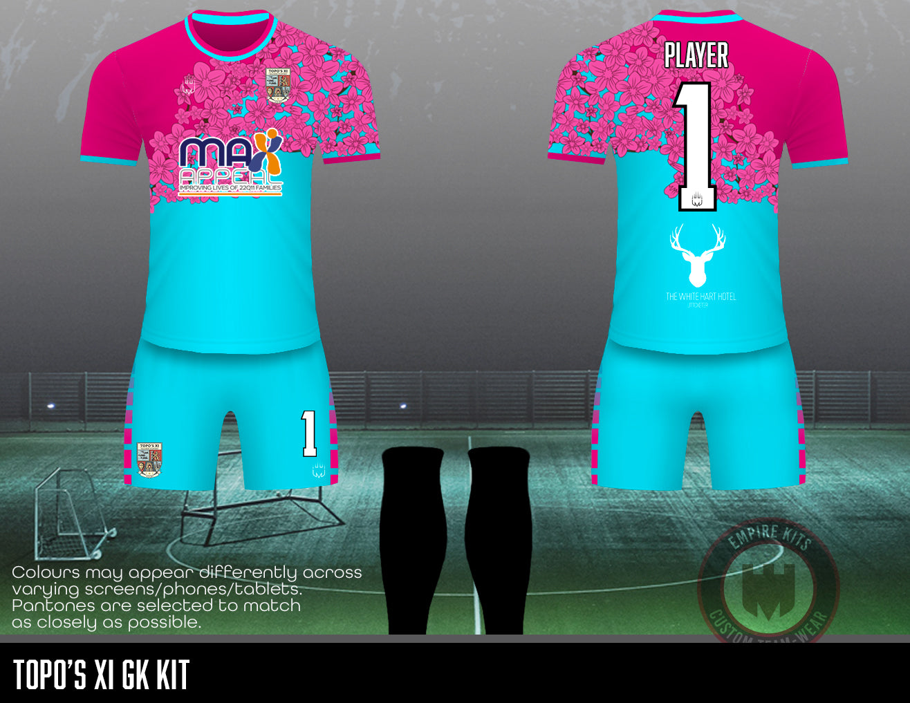 Topo’s XI - Pink and Light blue