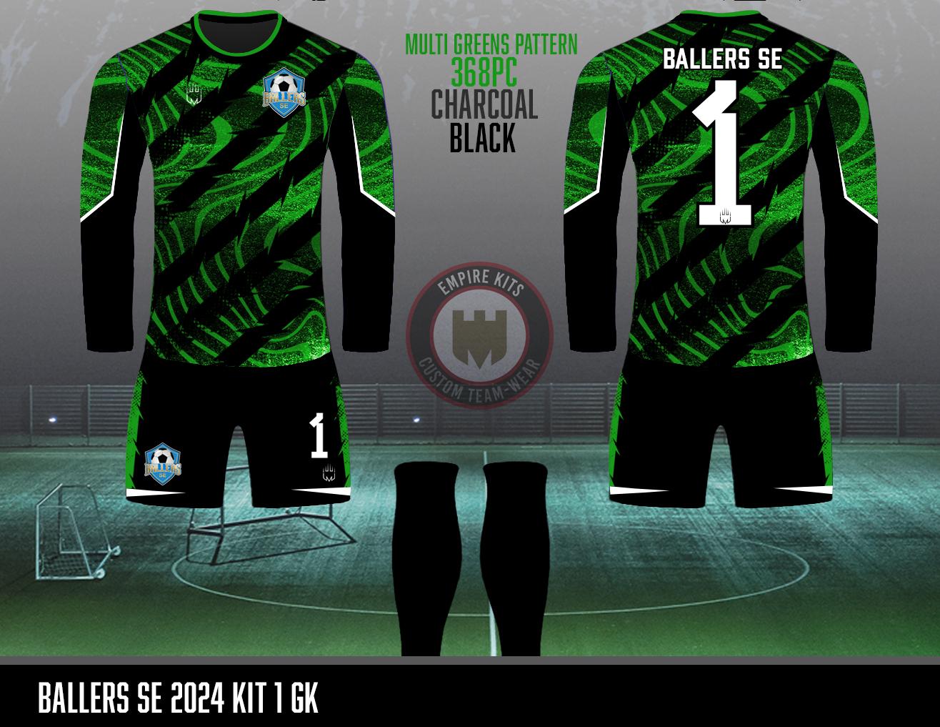 Ballers SE - REPLACEMENT GK KIT (Green)
