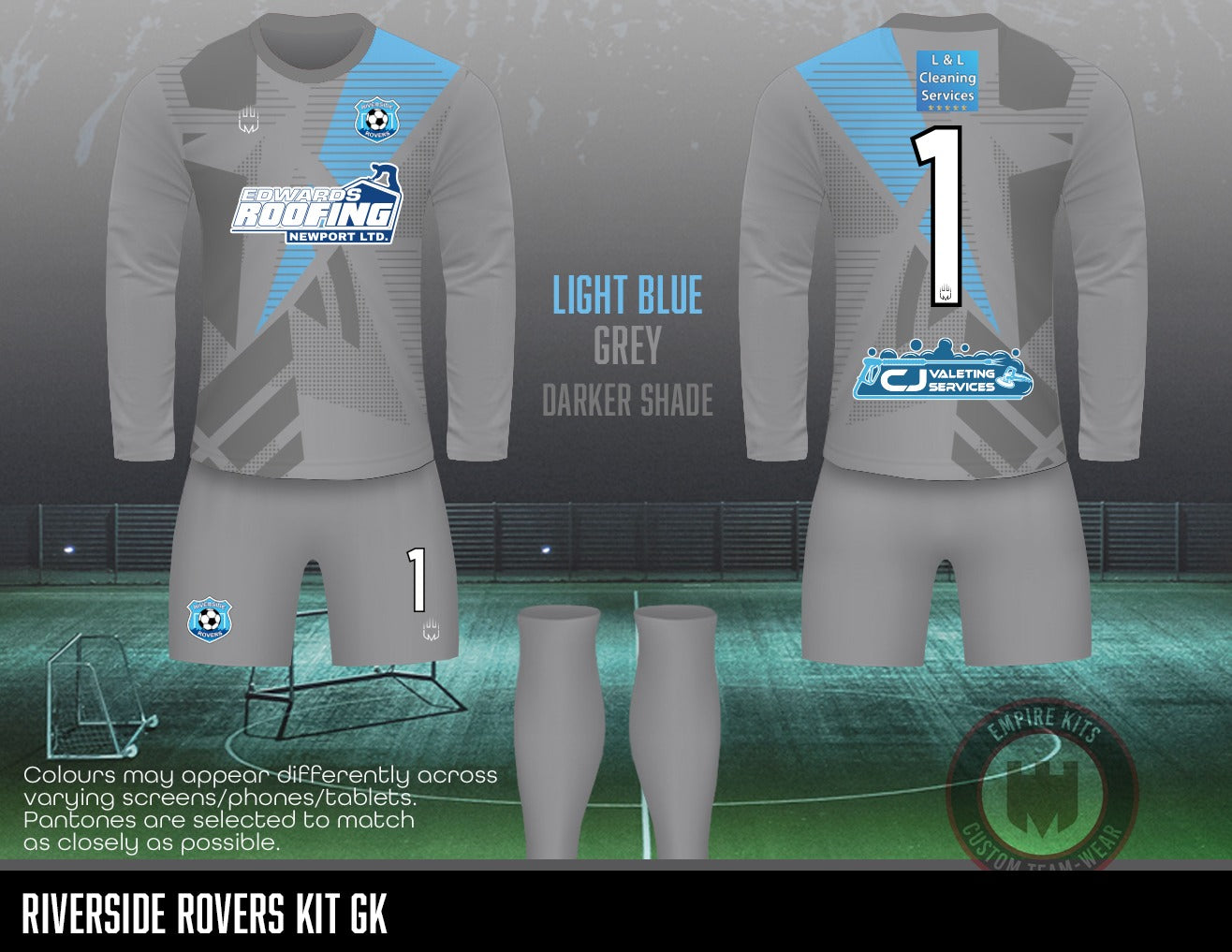 Riverside rovers - GK KIT Edwards Roofing