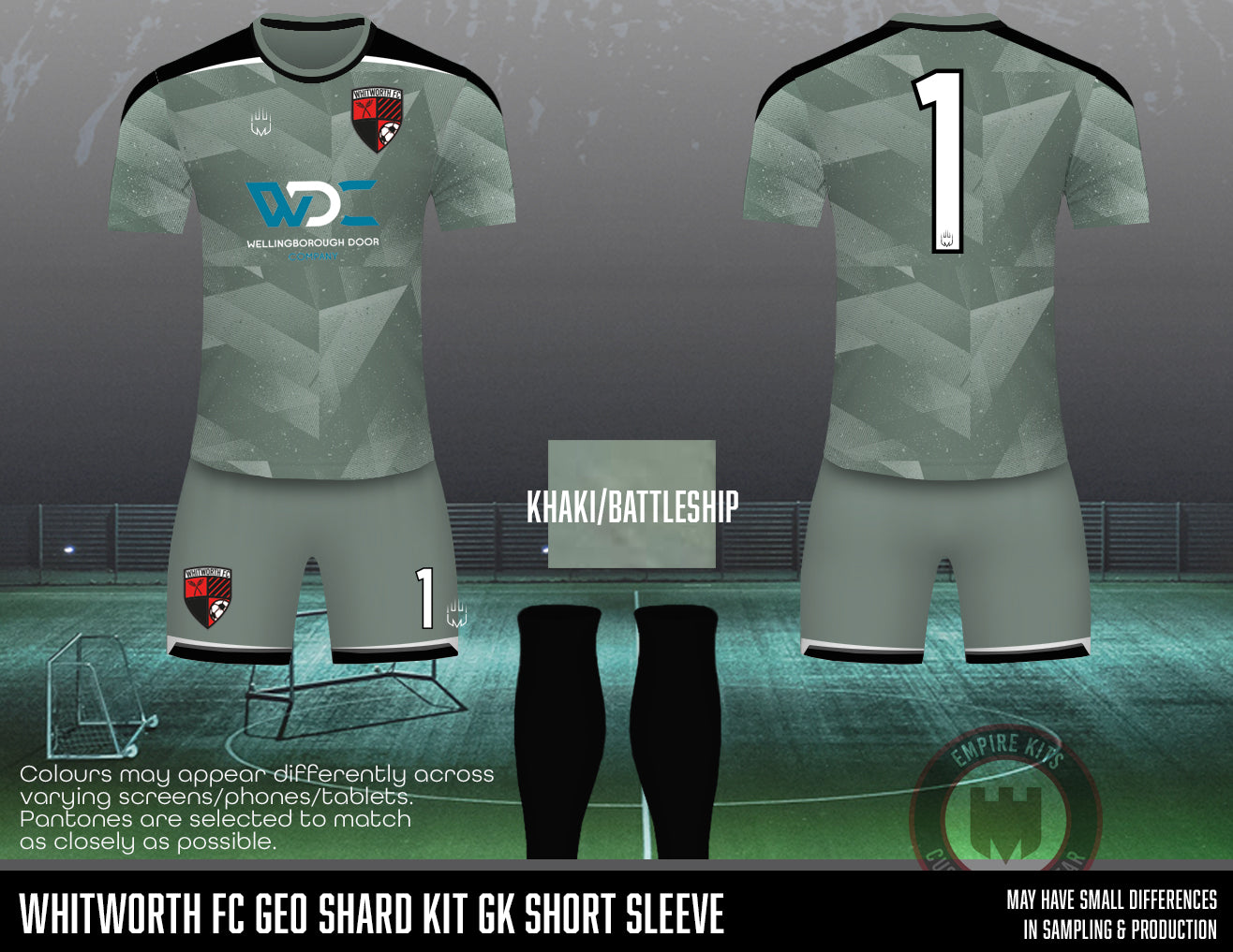 Whitworth FC - GK Kit short sleeve (Fabric A)