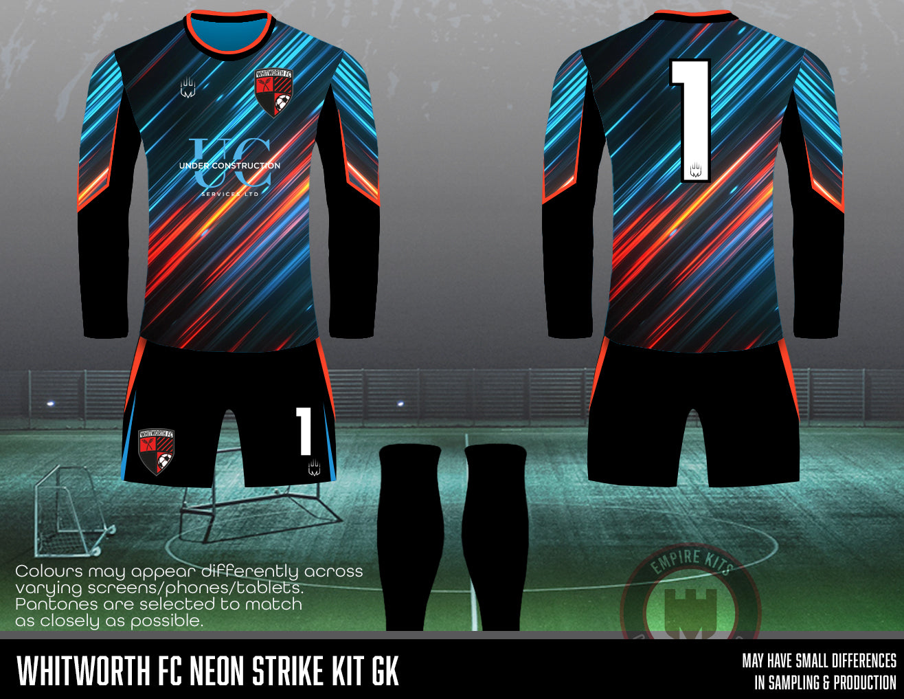 Whitworth FC - GK Kit (UG) - Fabric A