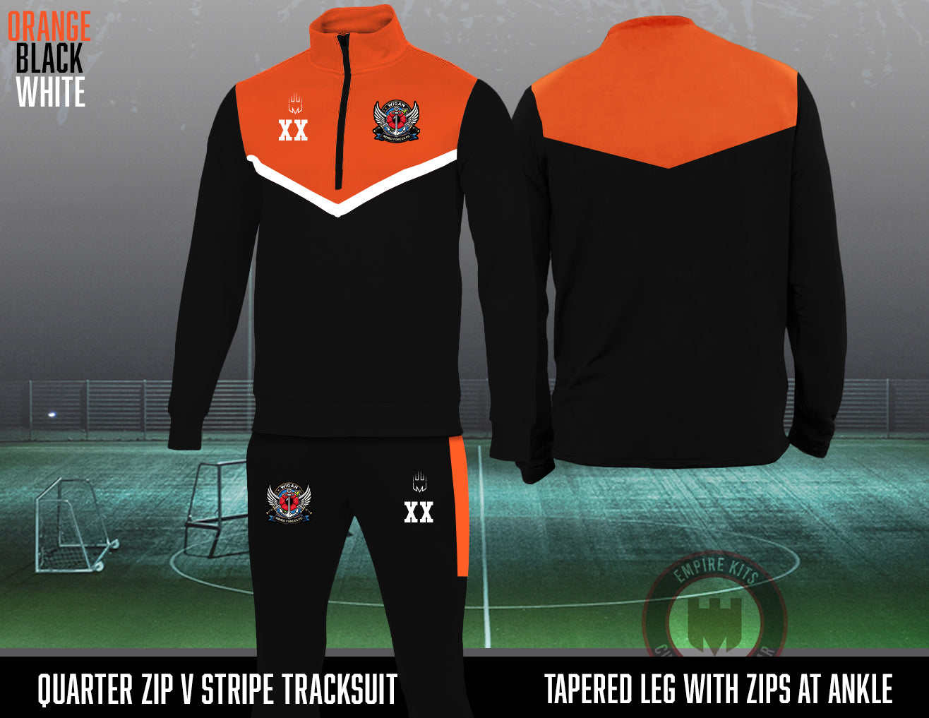 Wigan Armed Forces FC - 1/4 Zip Tracksuit