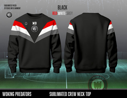 Woking Predators FC Crew Neck top
