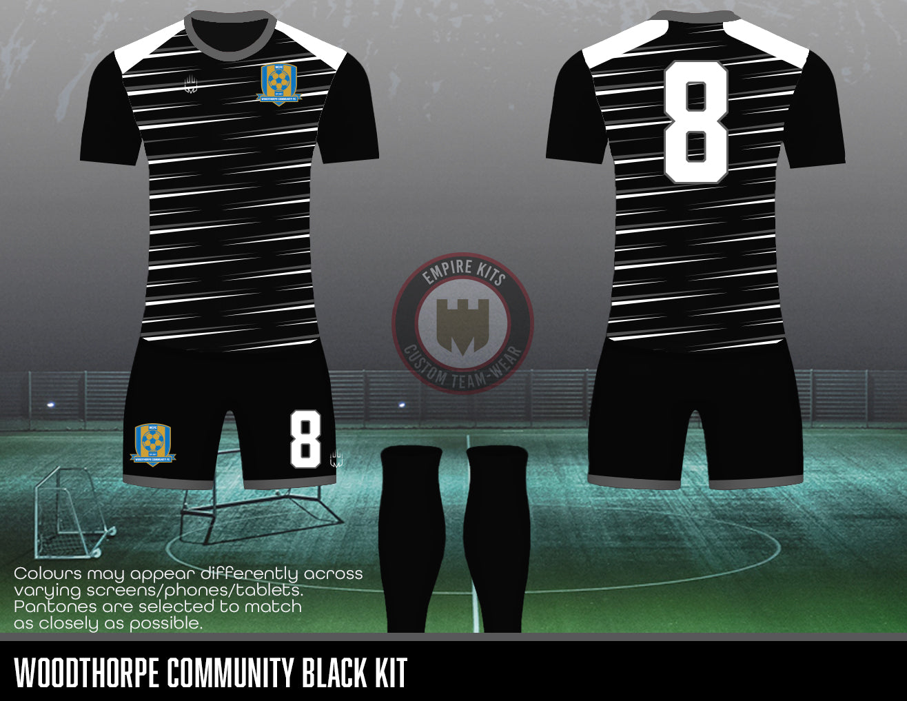 Woodthorpe Community - REPLACEMENT OUTFIELD KIT (BLACK)
