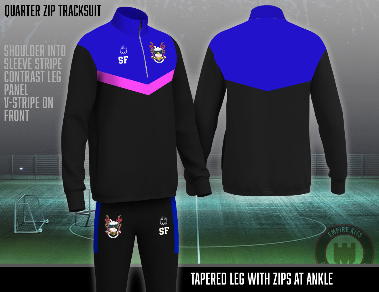 STUTE FC - Quarter Zip Tracksuit
