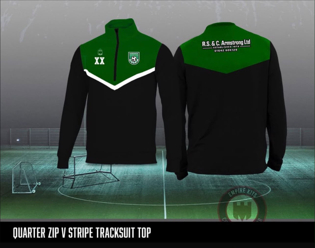U11’s Hardwick FC 1/4 Zip top - Tracksuit top